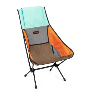 Helinox Campingstuhl Chair Two (hohe Rückenlehne stützt Rücken, Nacken und Schulter) mintgrün/multiblock